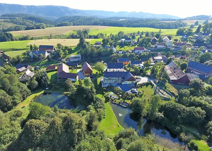 Verspielter Saechsischer Rueckzugsort